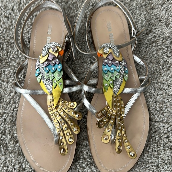 MUI MUI PAROT SANDAL - Picture 1 of 3
